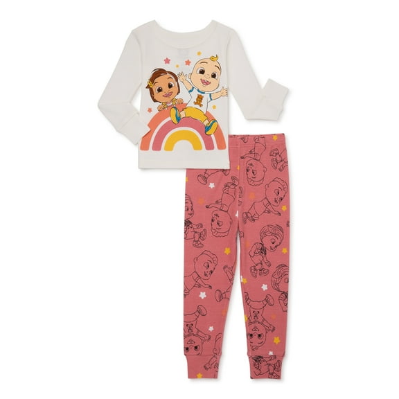 Character Toddler Long-Sleeve Snug-Fitting Pajama Set, 2-Piece, Sizes 12M-5T