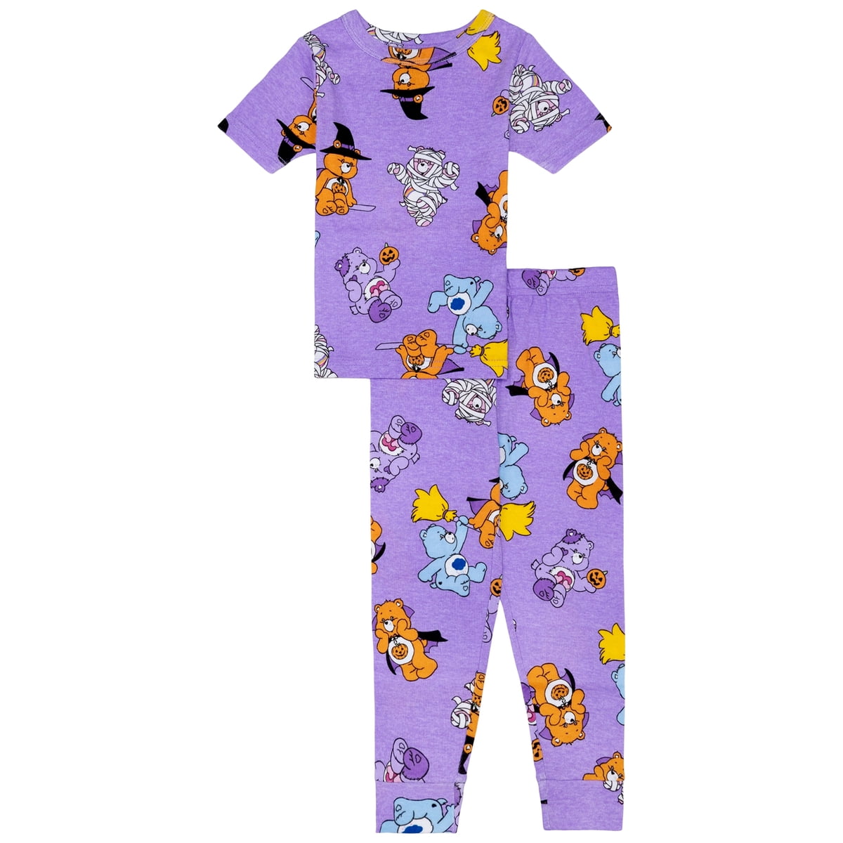 Character Toddler Halloween Short Sleeve Top and Pant Pajama Set, 2-Piece, Sizes 12M-5T