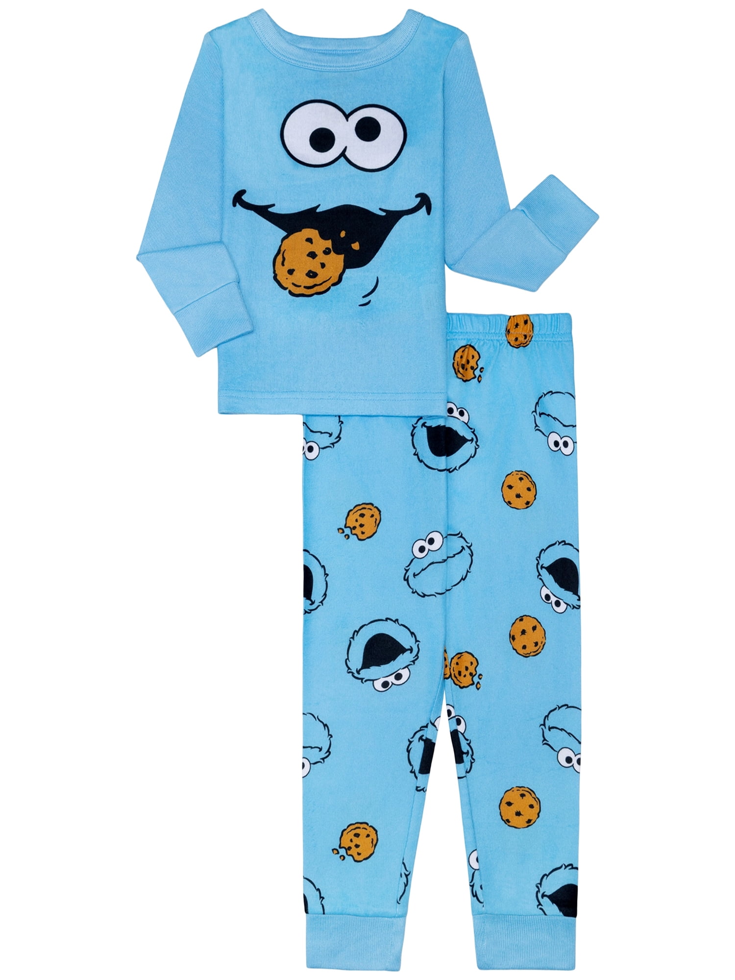 Character Toddler Long Sleeve Top and Pant Pajama Set, 2-Piece, Sizes 12M- 5T