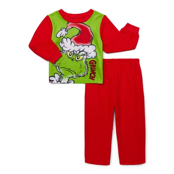 Character Toddler Long Sleeve Top and Pants, 2-Piece Pajama Set, Sizes 12M-5T