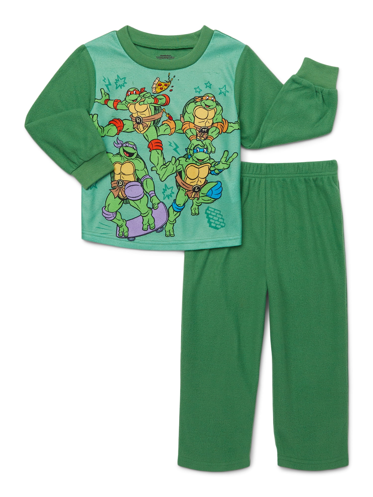 Character Toddler Long Sleeve Microfleece 2 Piece Pajama Set Sizes 12M 5T