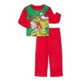 thumbnail image 1 of How The Grinch Stole Christmas Toddler Boys or Girls Long Sleeve Top and Pants Pajama Set, 2-Piece, Sizes 12M-5T, 1 of 4
