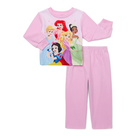 Character Toddler Long Sleeve Top and Pants, 2-Piece Pajama Set, Sizes 12M-5T