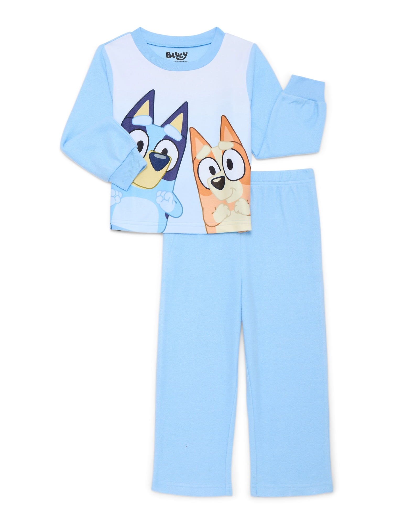 Character Toddler Long Sleeve Top and Pants, 2-Piece Pajama Set, Sizes 12M-5T