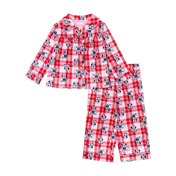 Character Toddler Long Sleeve and Pant Coat Pajama Set, Sizes 12M-5T