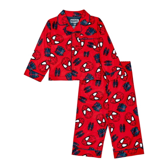 Character Toddler Long Sleeve and Pant Coat Pajama Set, Sizes 12M-5T