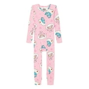 BLUEY Care Bears Baby and Toddler Girls' One-Piece Sleeper, Sizes 12M-5T