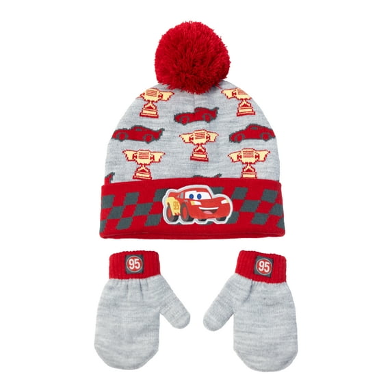 Character Toddler Beanie and Mittens, 2-Piece Set