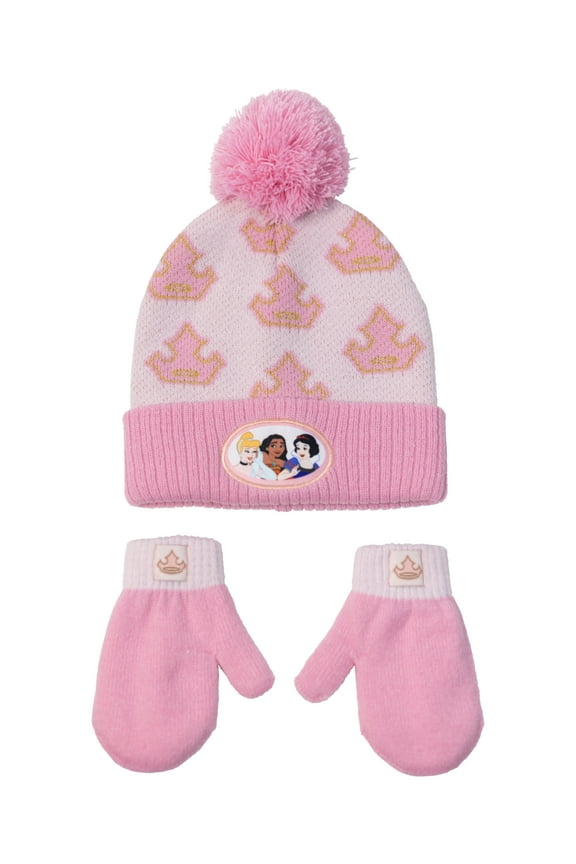 Character Toddler Beanie and Mittens, 2-Piece Set
