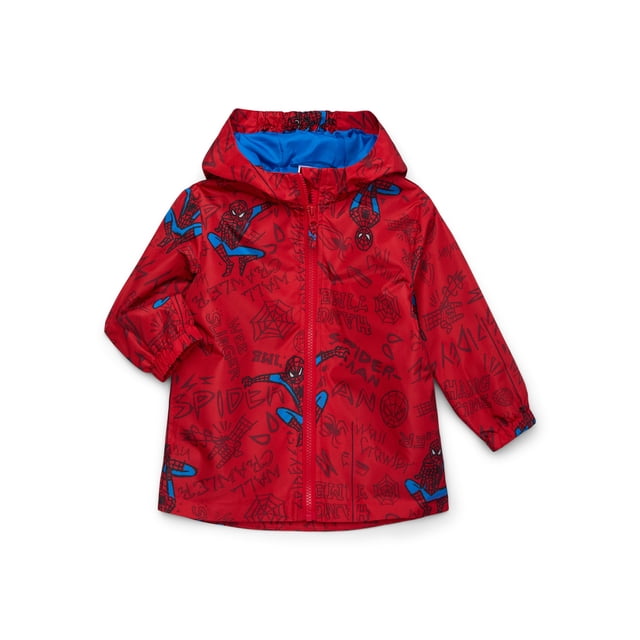 Spiderman Toddler Rain Jacket, Sizes 2T - 5T