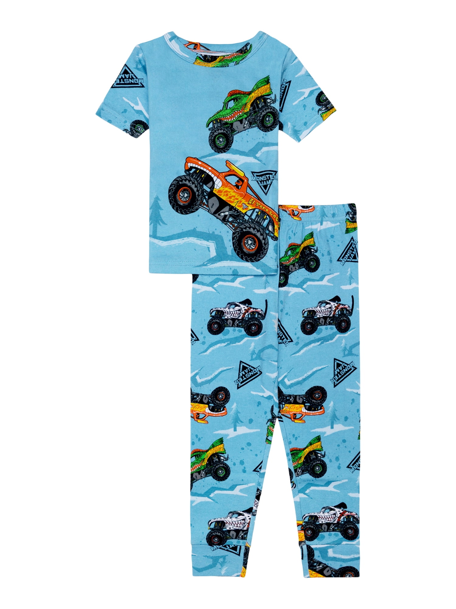 Character Toddler Short Sleeve Top and Pant Pajama Set, 2-Piece, Sizes 12M- 5T