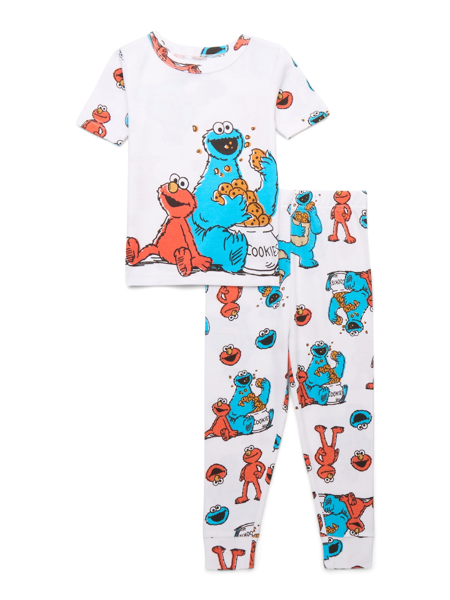Walmart discounts of Character Toddler Snug Fit Two-Piece Pajama Set, Sizes 12M-5T