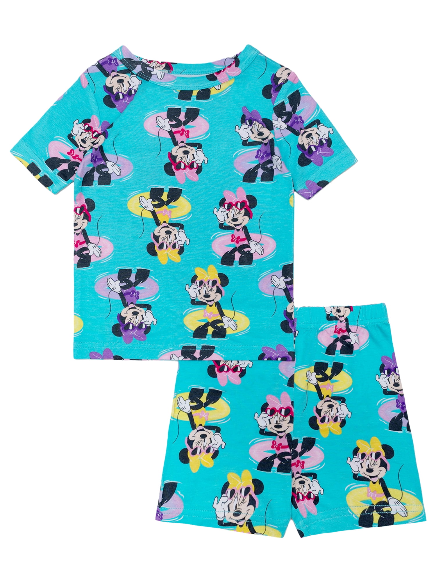 Barney パジャマセット Barney Toddler Tee and Shorts Pajama Set, 2-Piece, Polyester