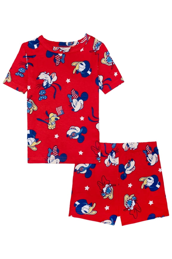Character Toddler Tee and Shorts Viscose Pajama Set, 2-Piece, Sizes 12M-5T