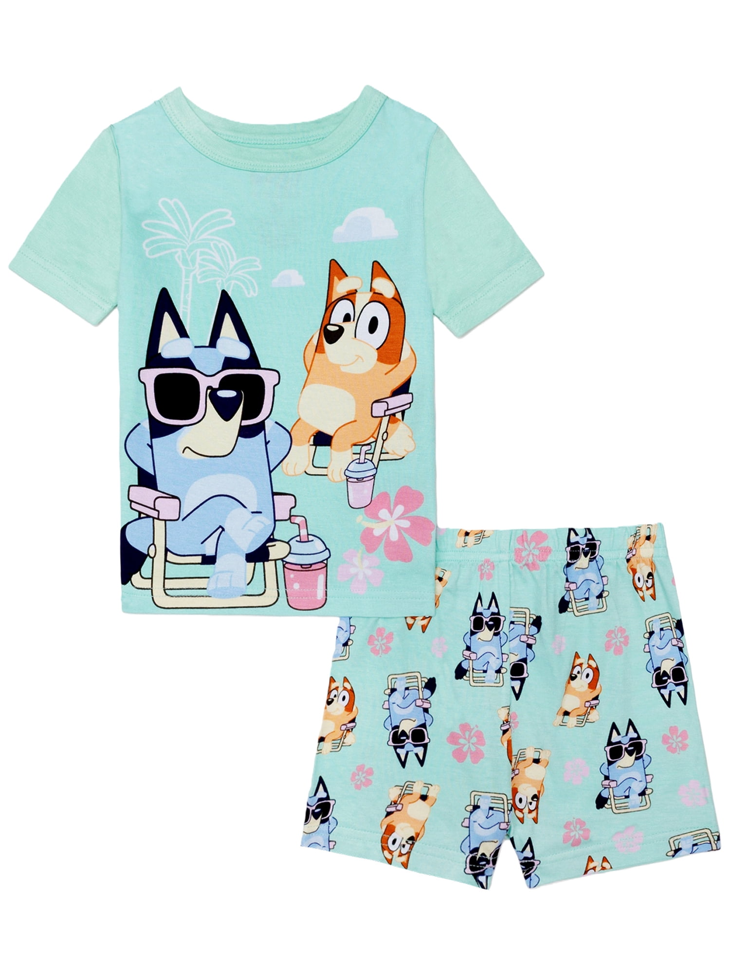 Character Toddler Tee and Shorts Viscose Pajama Set, 2-Piece, Sizes 12M-5T