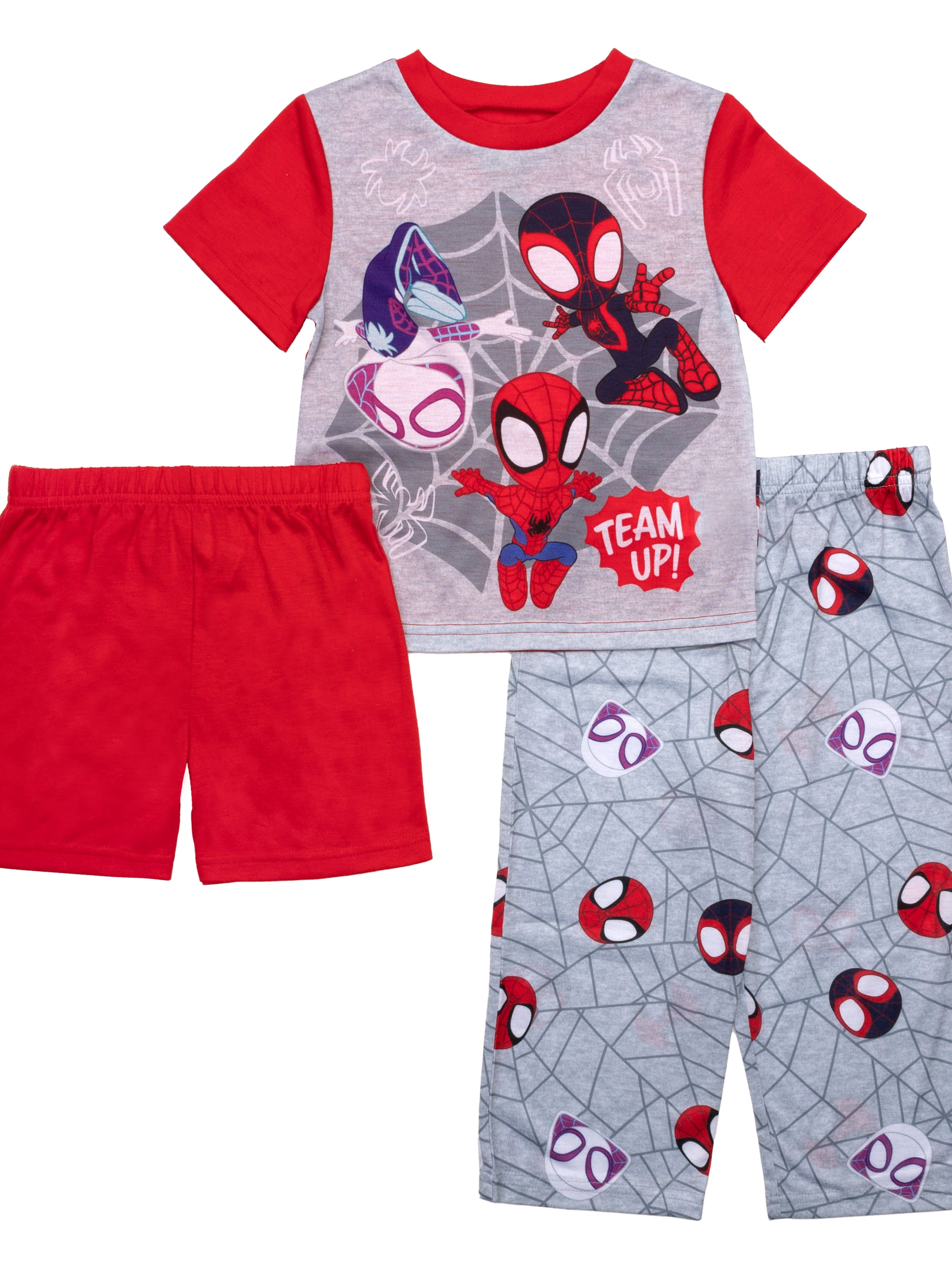 Character Toddler Top, Pants and Shorts Pajama Set, 3-Piece, Sizes 12M-5T