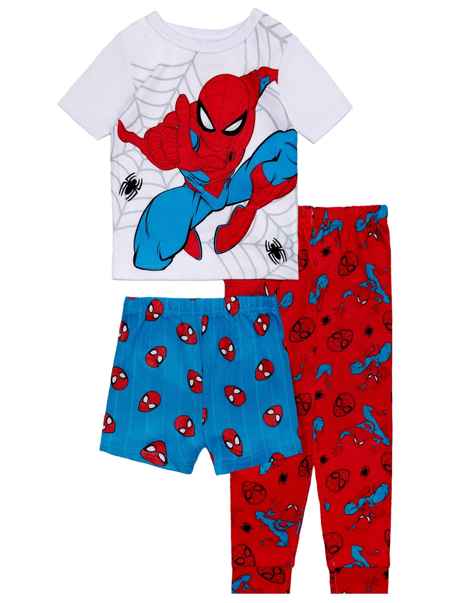 Character Toddler Top, Pants and Shorts Pajama Set, 3-Piece, Sizes 12M-5T