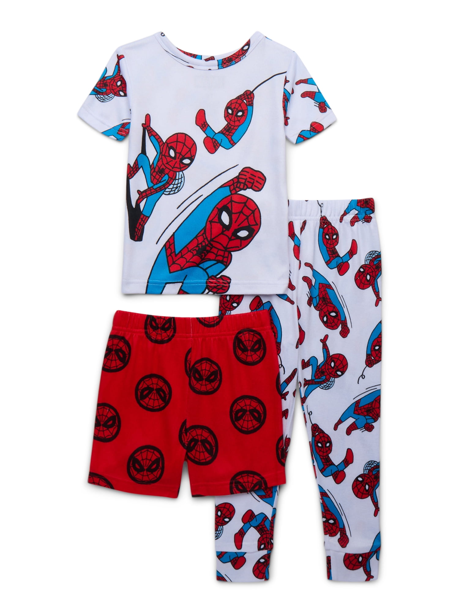 Character Toddler Top, Pants and Shorts Pajama Set, 3-Piece, Sizes 12M-5T