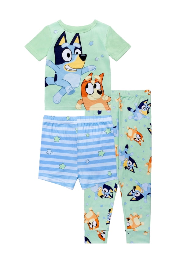 Character Toddler Top, Pants and Shorts Pajama Set, 3-Piece, Sizes 12M-5T
