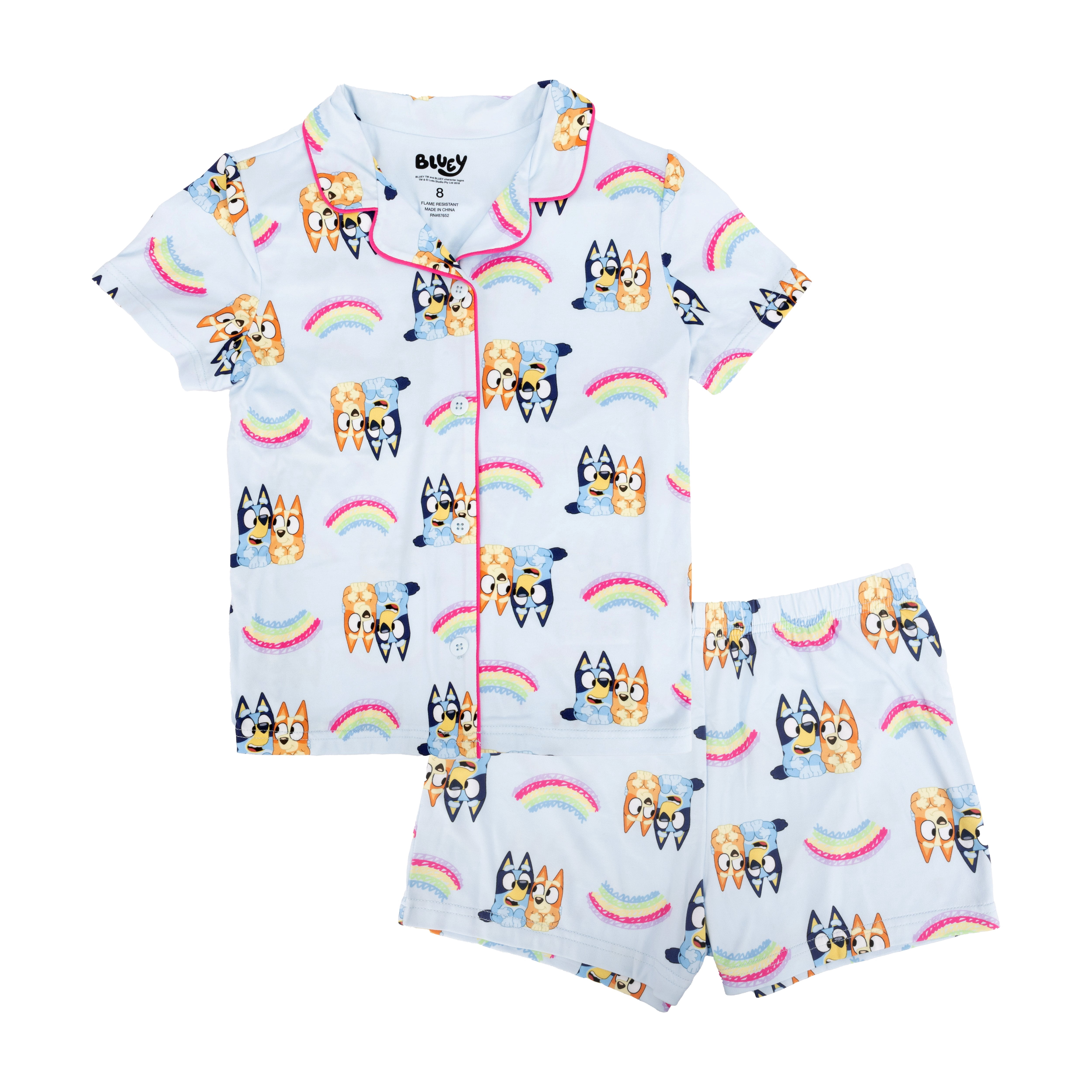 Character Toddler Top and Shorts Pajama Coat Set, 2-Pieces, Sizes 2T-5T