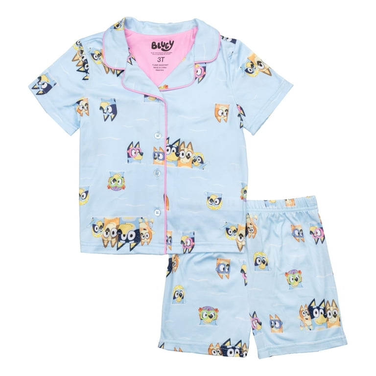 Character Toddler Top and Shorts Pajama Coat Set, 2-Pieces