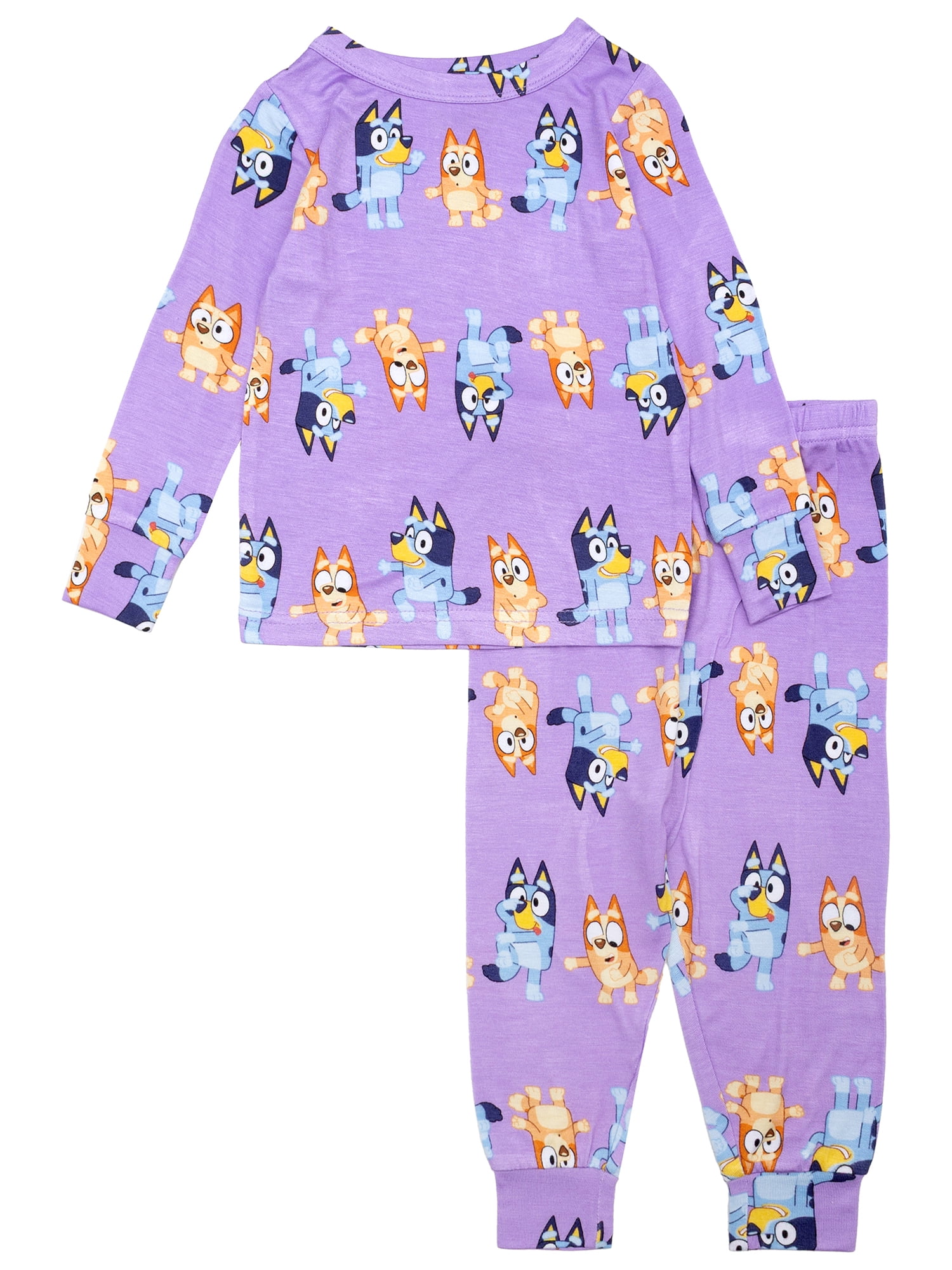 Character Toddler Unisex Long Sleeve Top and Pant Pajama Set, 2-Piece, Sizes 12M-24M