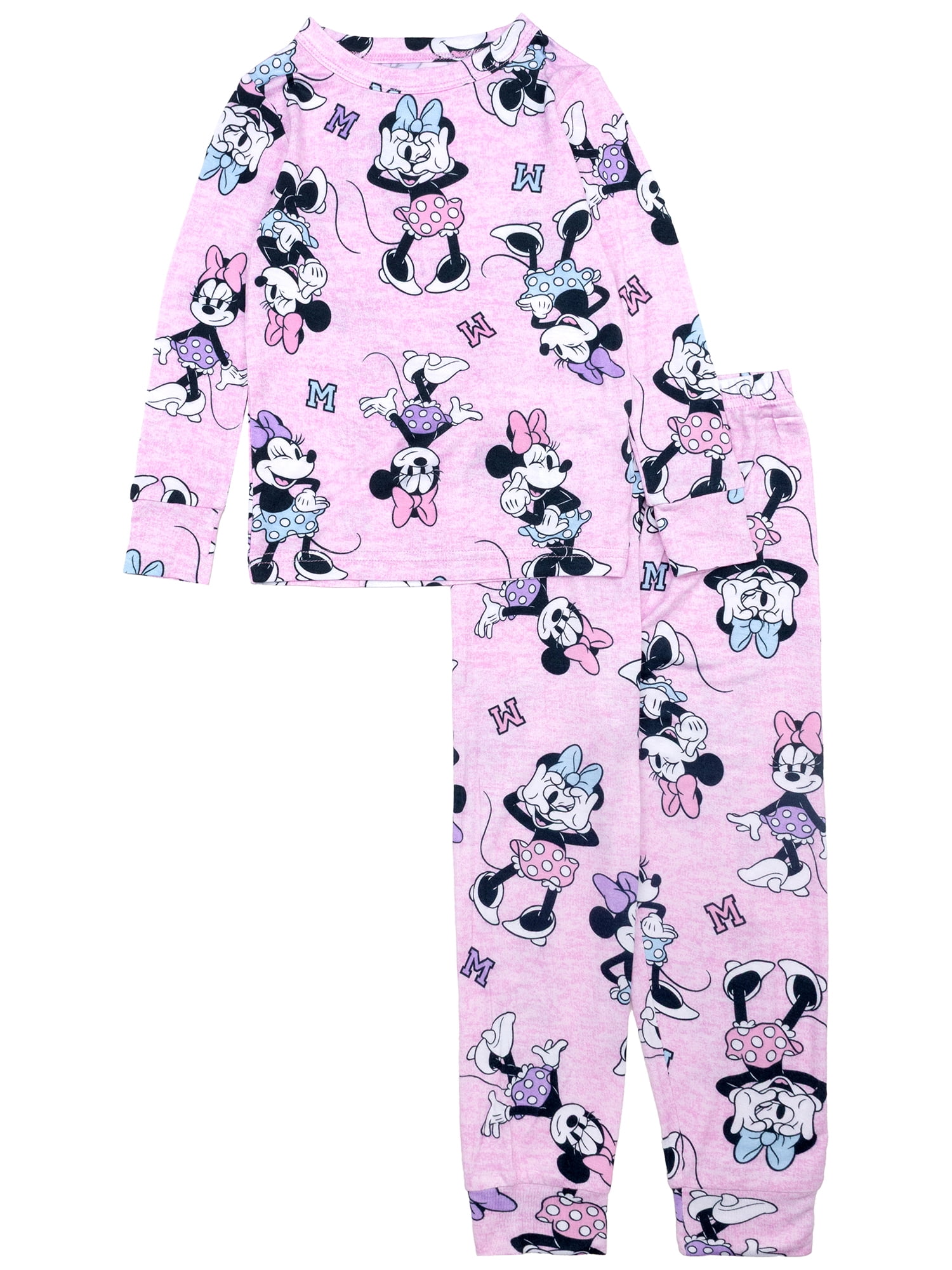Character Toddler Unisex Long Sleeve Top and Pant Pajama Set, 2-Piece, Sizes 12M-24M