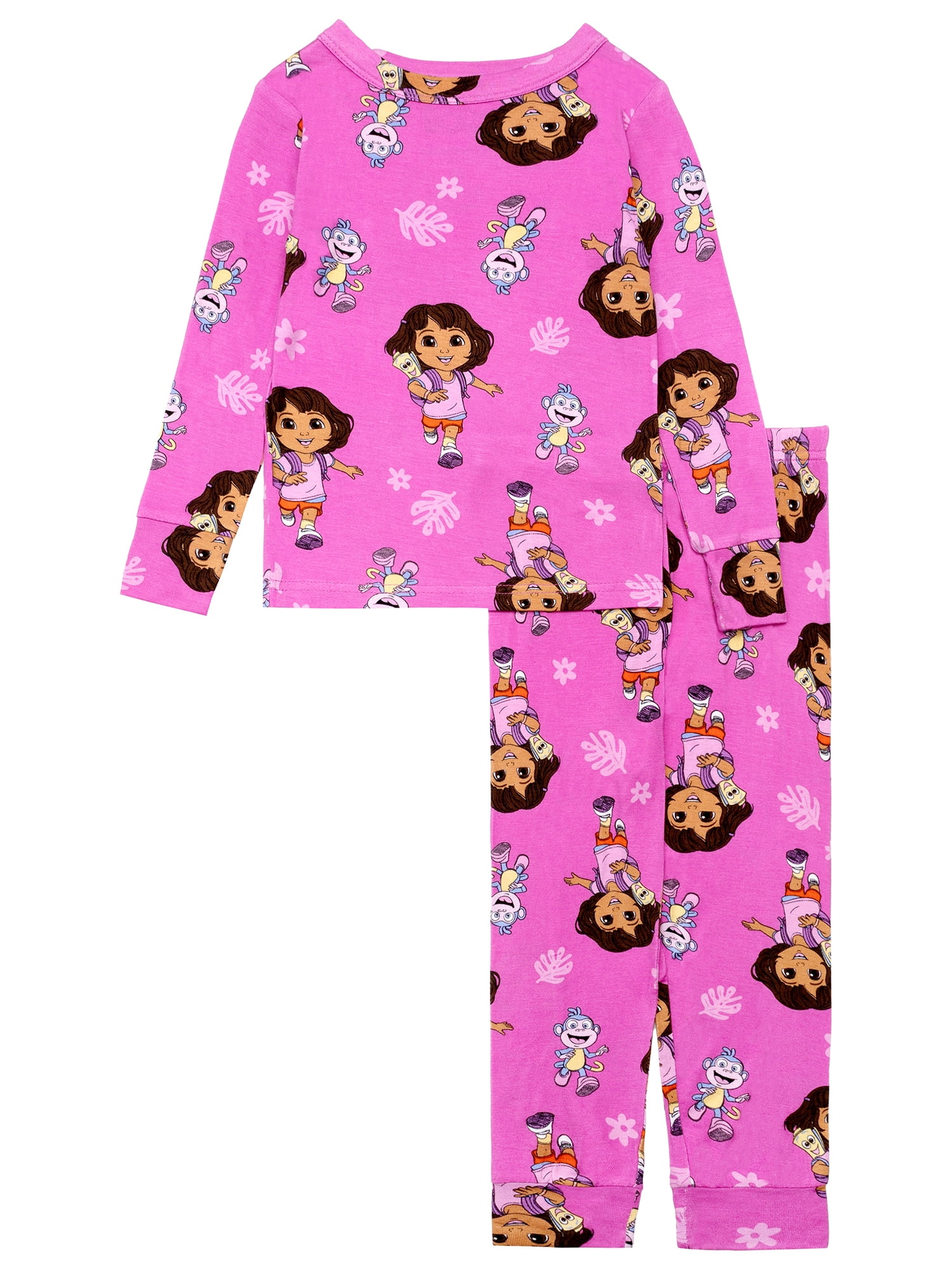 Character Toddler Unisex Long Sleeve Top and Pant Pajama Set, 2-Piece, Sizes 12M-24M