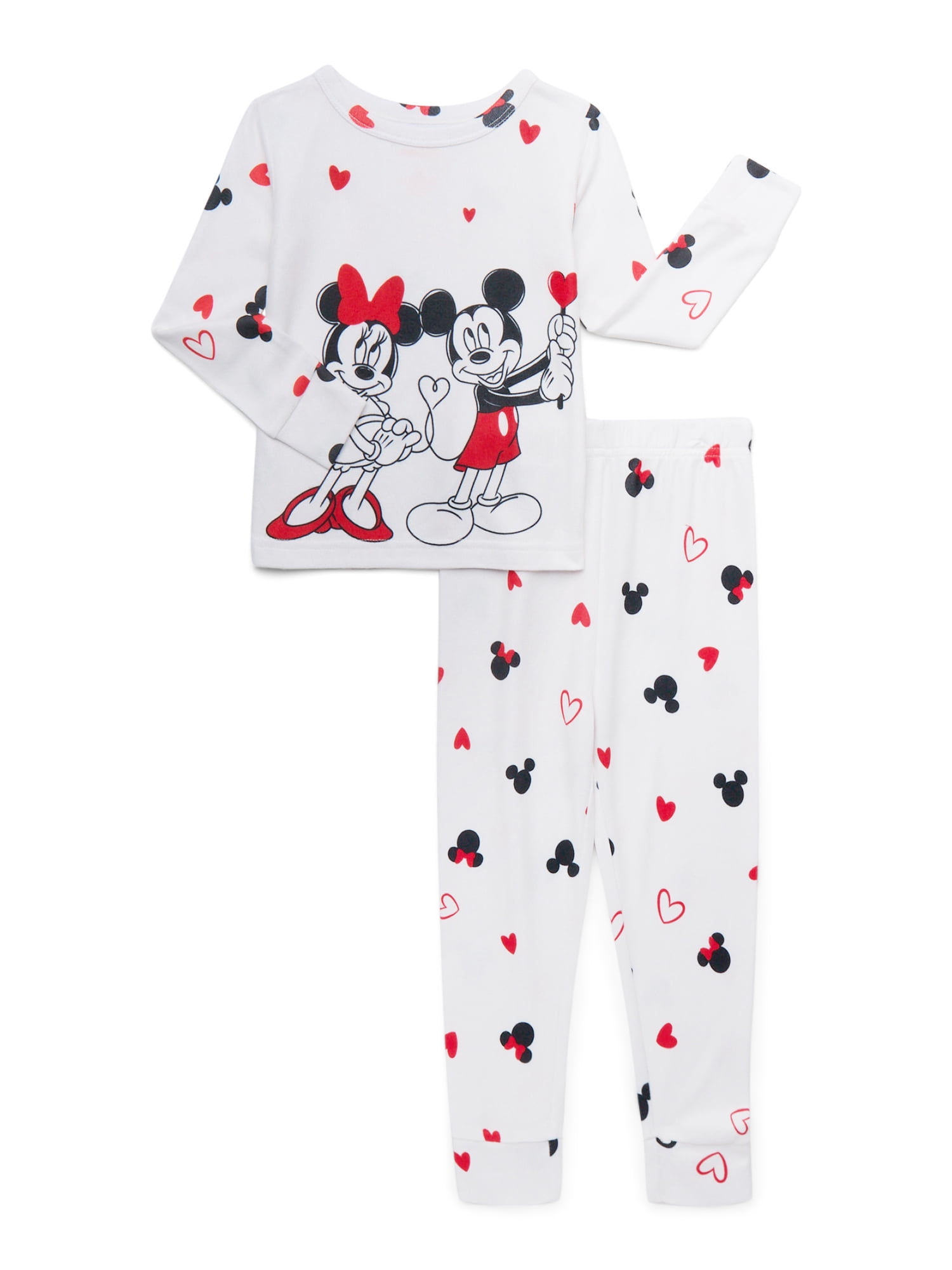 Carter's 4pc Toddler Boy Dino Love Valentine Theme Pajama Set