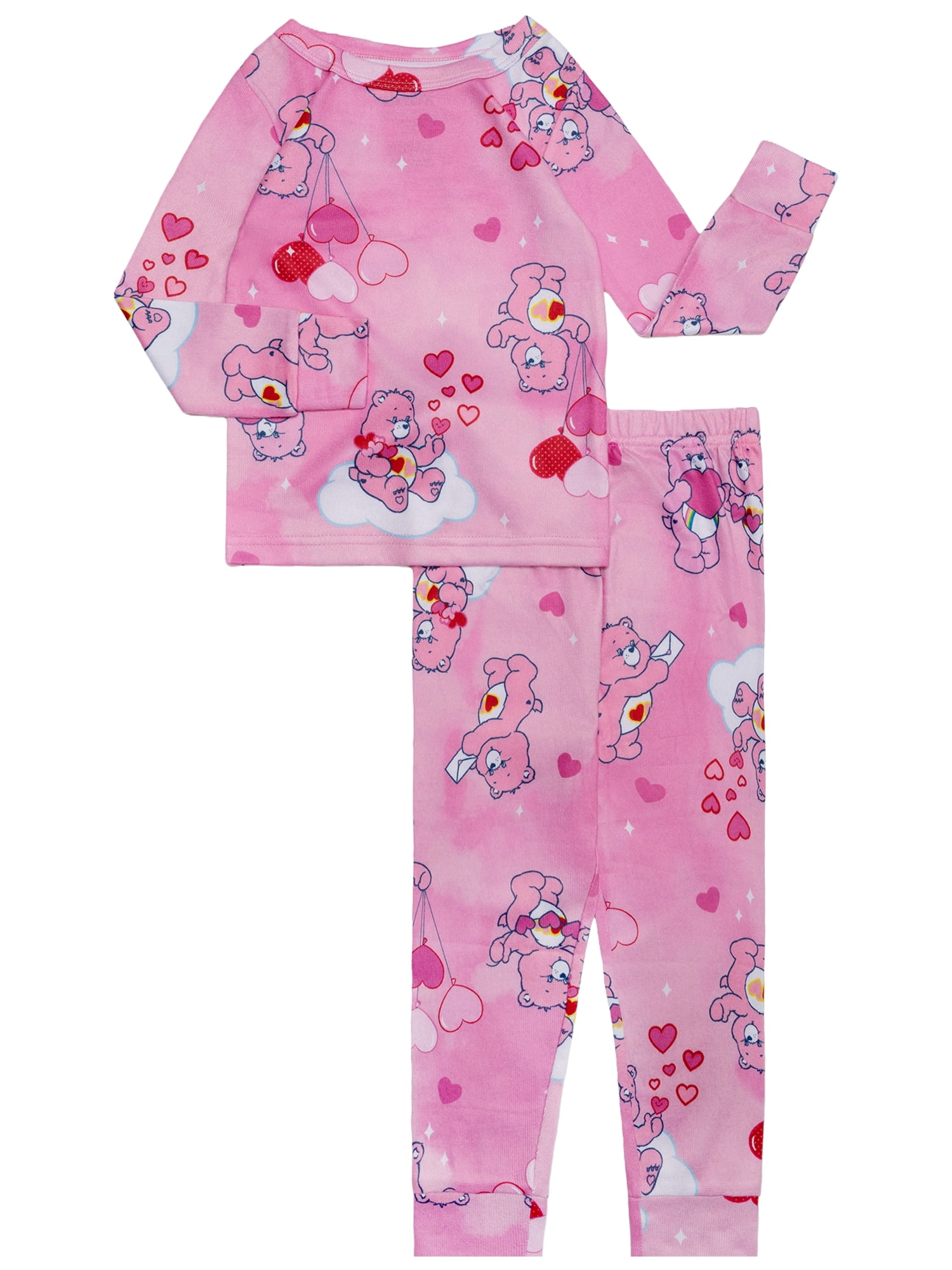 Character Toddler Unisex Valentine's Day Pajama Set, 2-Piece, Sizes 12M-5T