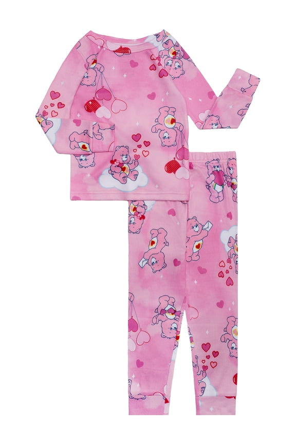 Character Toddler Unisex Valentine's Day Pajama Set, 2-Piece, Sizes 12M-5T