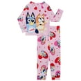 thumbnail image 1 of Character Toddler Unisex Valentine's Day Pajama Set, 2-Piece, Sizes 12M-5T, 1 of 3