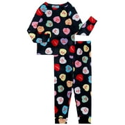 Character Toddler Unisex Valentine's Day Pajama Set, 2-Piece, Sizes 12M-5T