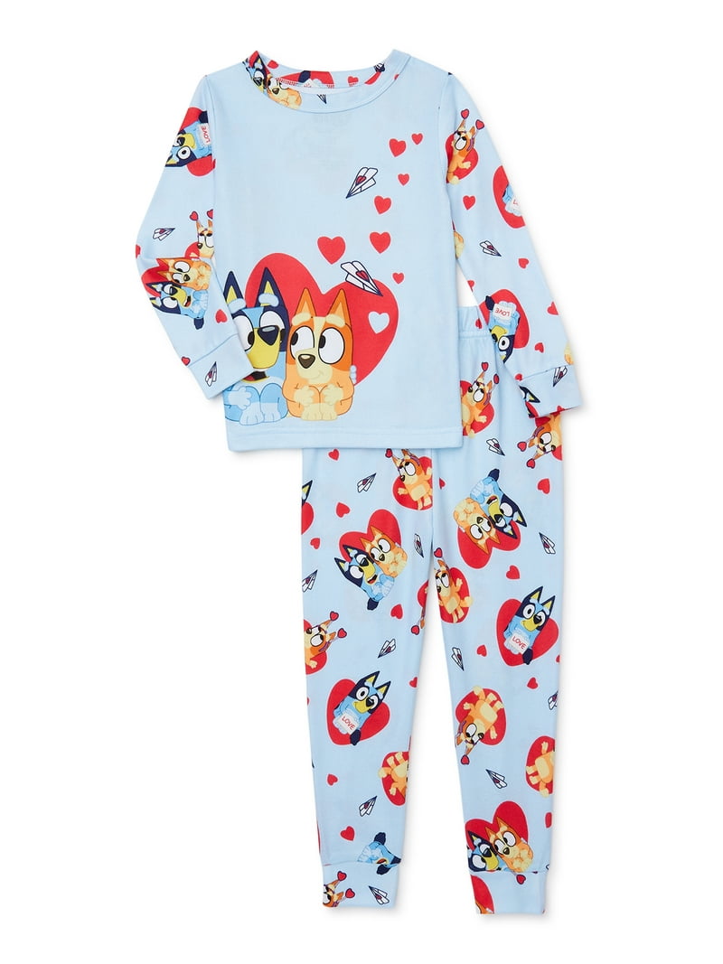 Character Toddler Unisex Valentine's Day Pajama Set, 2-Piece