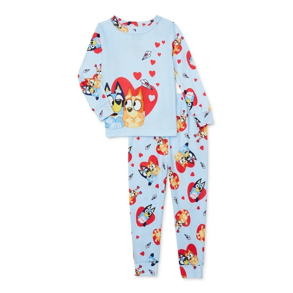 Character Toddler Unisex Valentine's Day Pajama Set, 2-Piece, Sizes 12M-5T