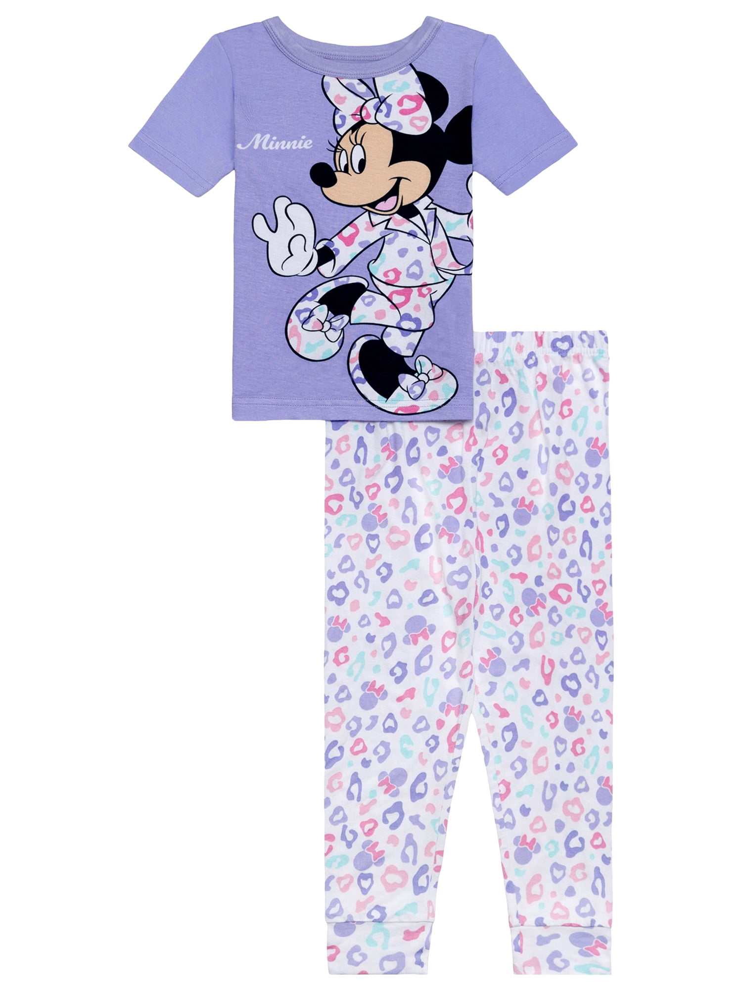 Character Toddler Viscose Short Sleeve Top and Pant Pajama Set, 2-Piece, Sizes 12M- 5T