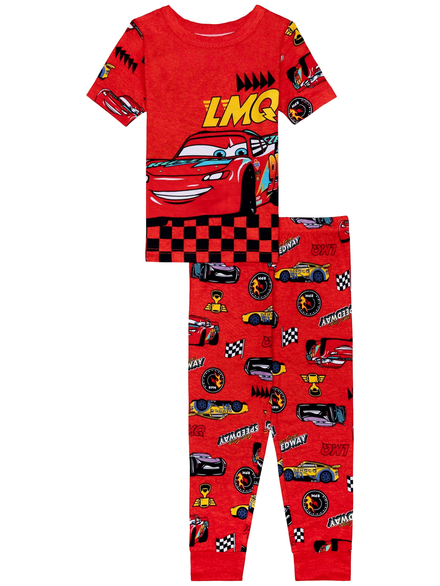 Character Toddler Viscose Short Sleeve Top and Pant Pajama Set, 2-Piece, Sizes 12M- 5T
