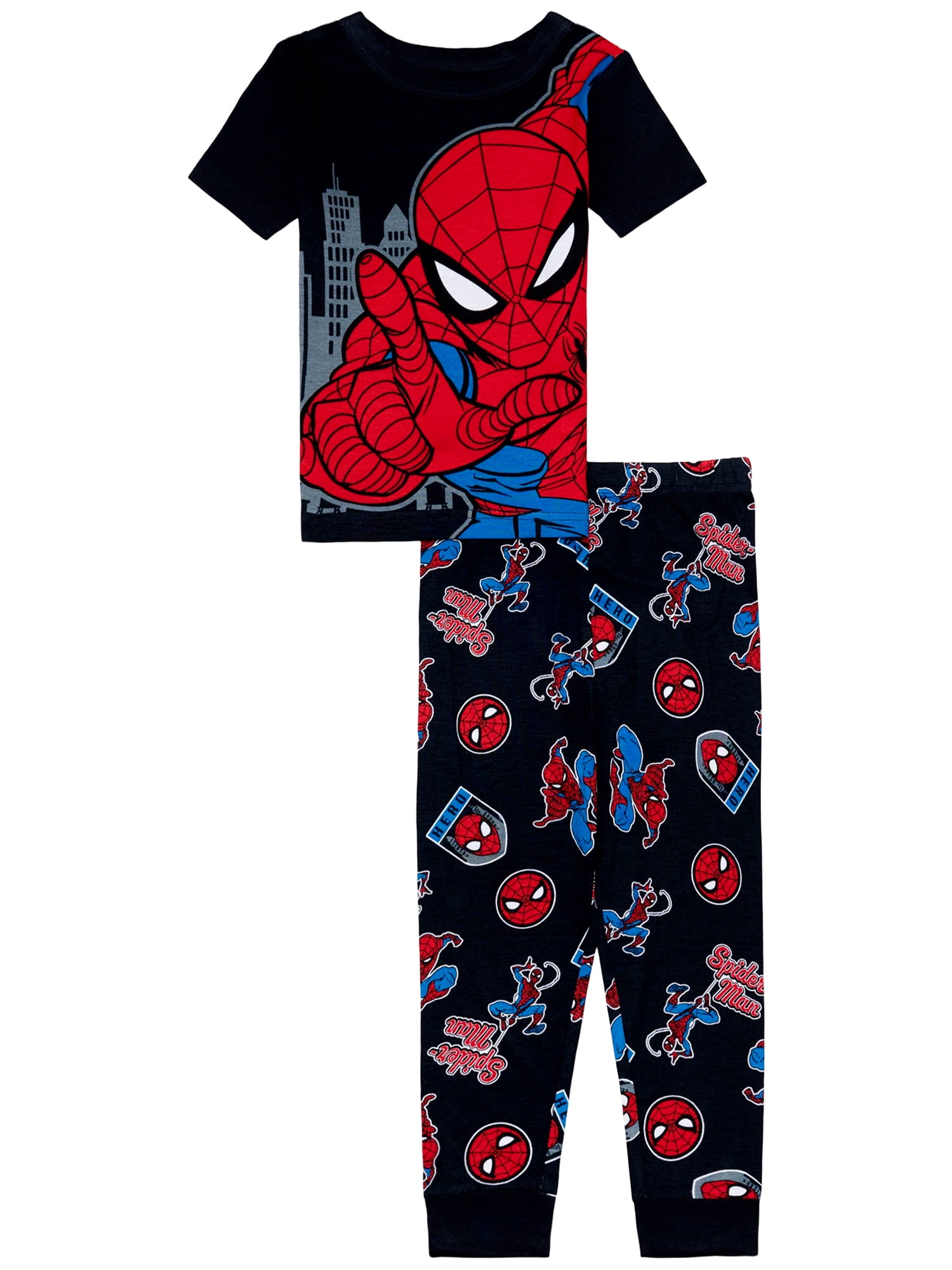 Character Toddler Viscose Short Sleeve Top and Pant Pajama Set, 2-Piece, Sizes 12M- 5T