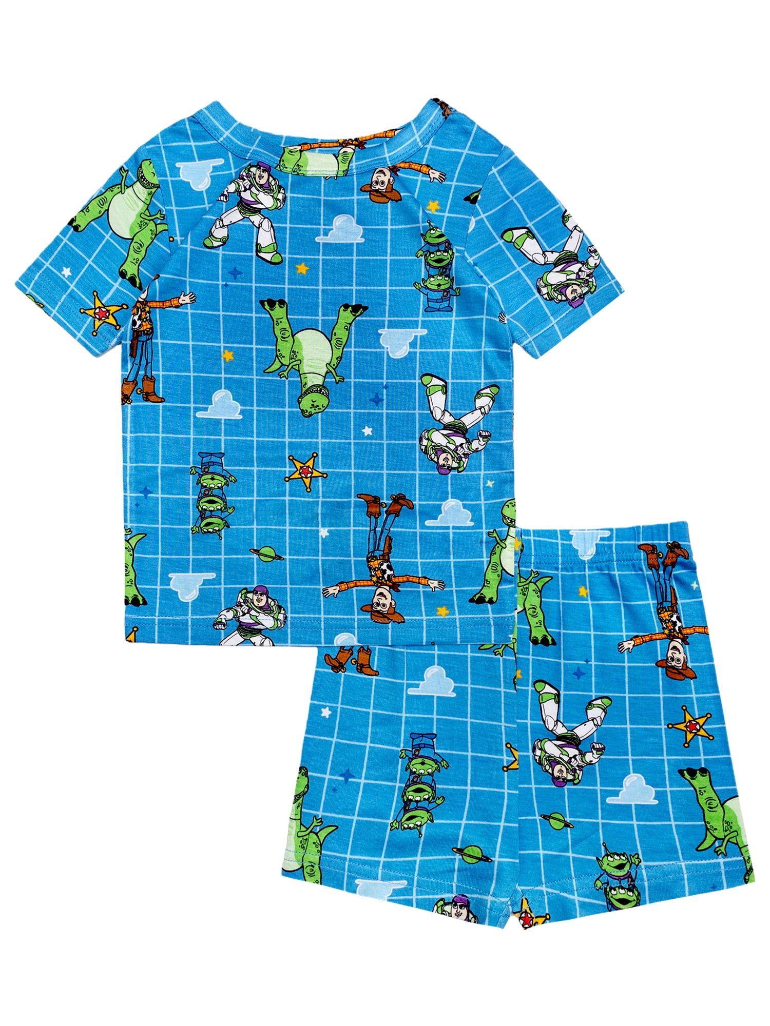 Character Toddler Viscose Tee and Short Sets Pajama Set, 2-Piece, Sizes 12M-5T