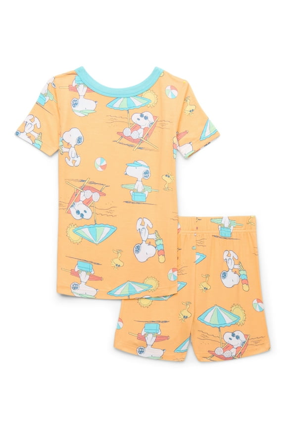 Character Toddler Viscose Tee and Short Sets Pajama Set, 2-Piece, Sizes 12M-5T