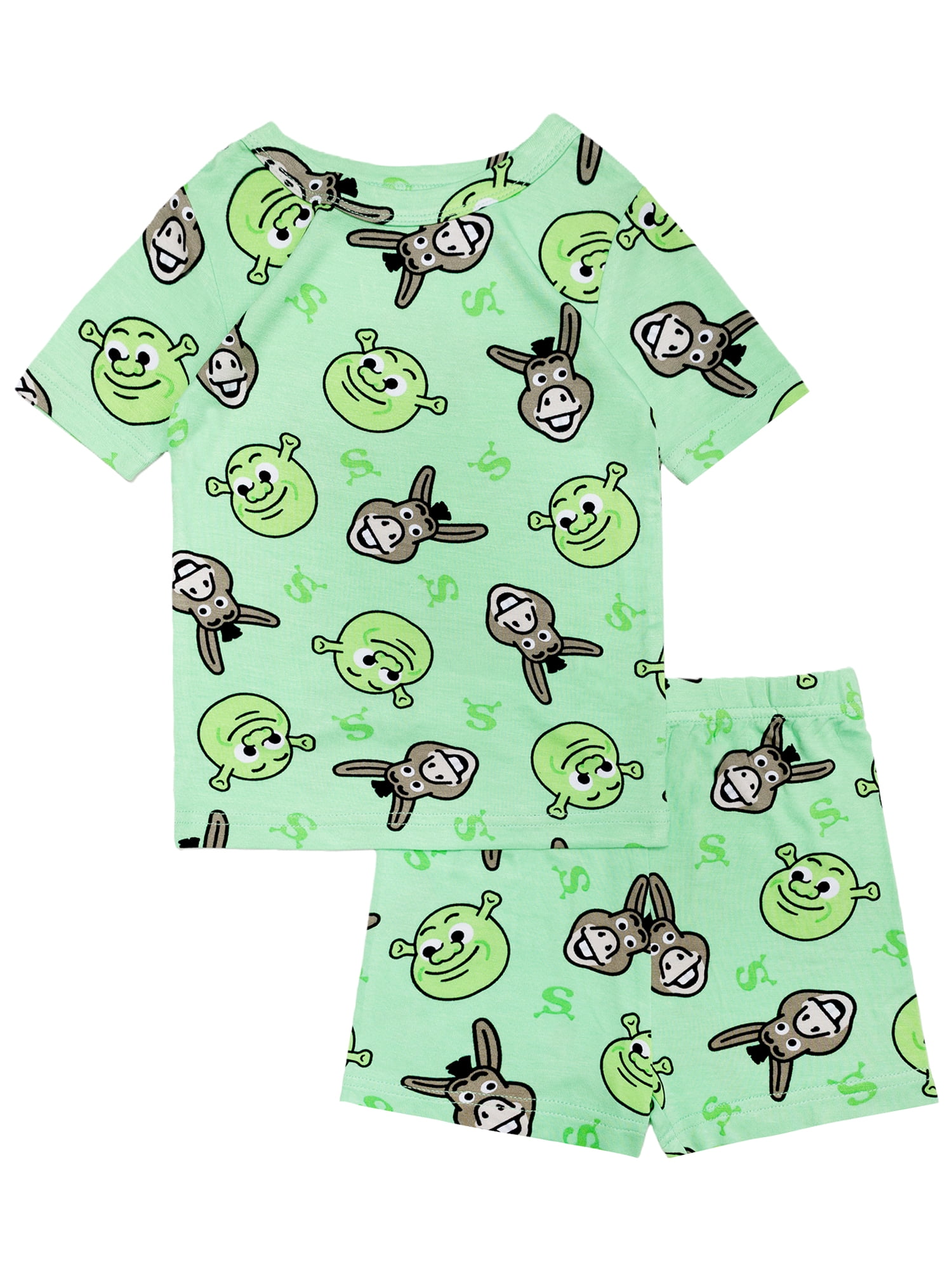 Character Toddler Viscose Tee and Short Sets Pajama Set, 2-Piece, Sizes 12M-5T