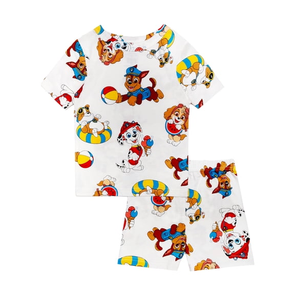 Character Toddler Viscose Tee and Short Sets Pajama Set, 2-Piece, Sizes 12M-5T