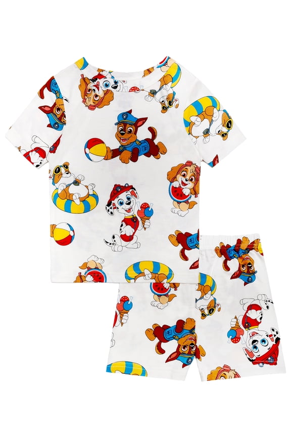 Character Toddler Viscose Tee and Short Sets Pajama Set, 2-Piece, Sizes 12M-5T