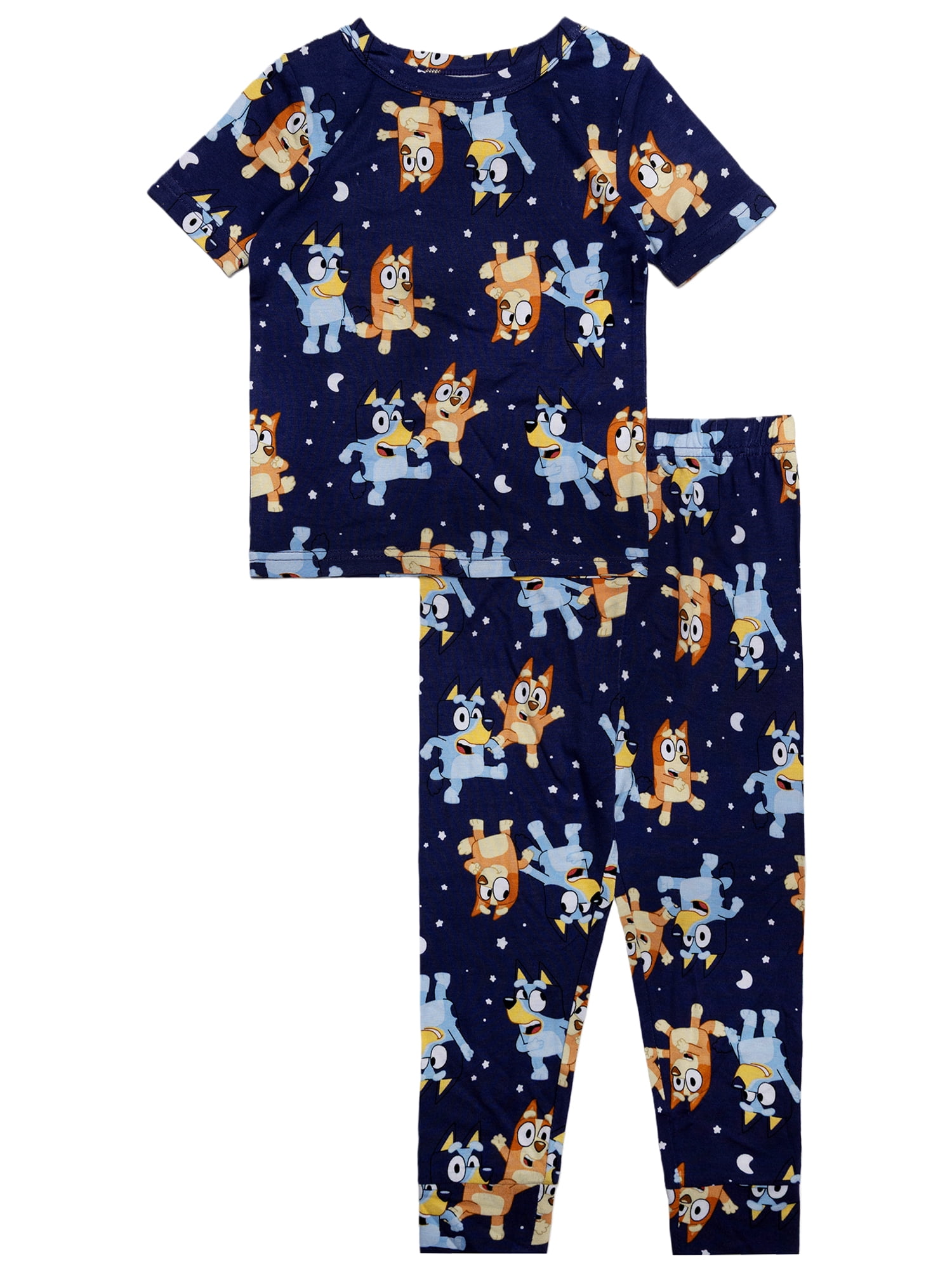 Character Toddler Viscose Unisex 2-Piece Pajama Set, Sizes 12M-5T