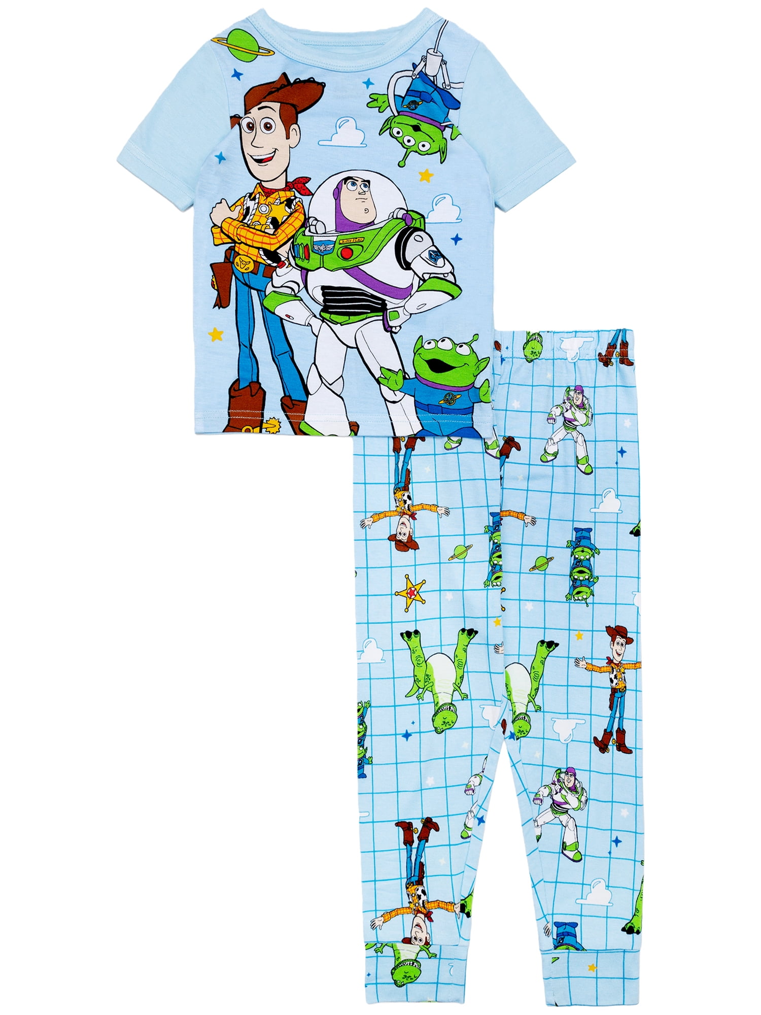Character Toddler Viscose Unisex 2-Piece Pajama Set, Sizes 12M-5T