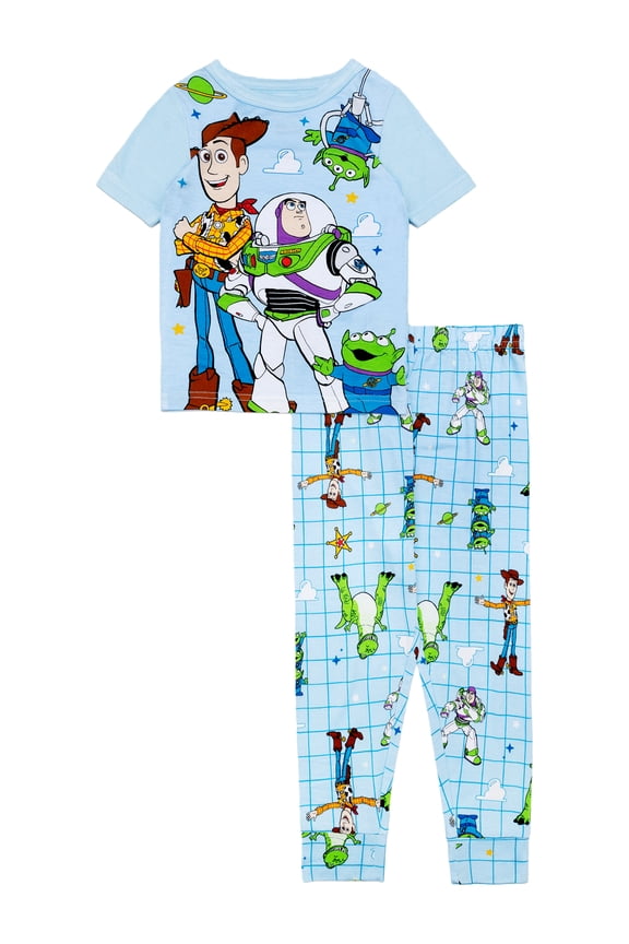 Character Toddler Viscose Unisex 2-Piece Pajama Set, Sizes 12M-5T