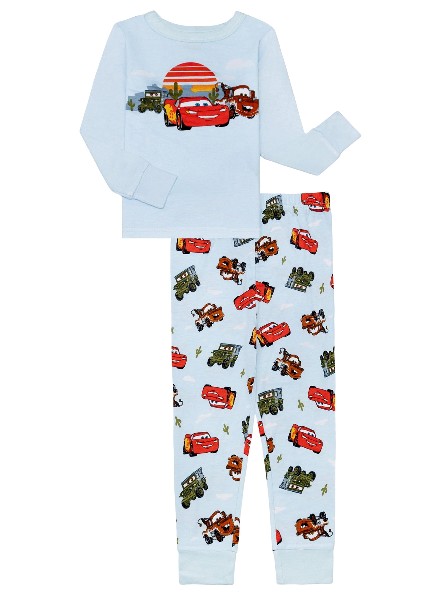 Character Toddler Viscose Unisex 2-Piece Pajama Set, Sizes 12M-5T