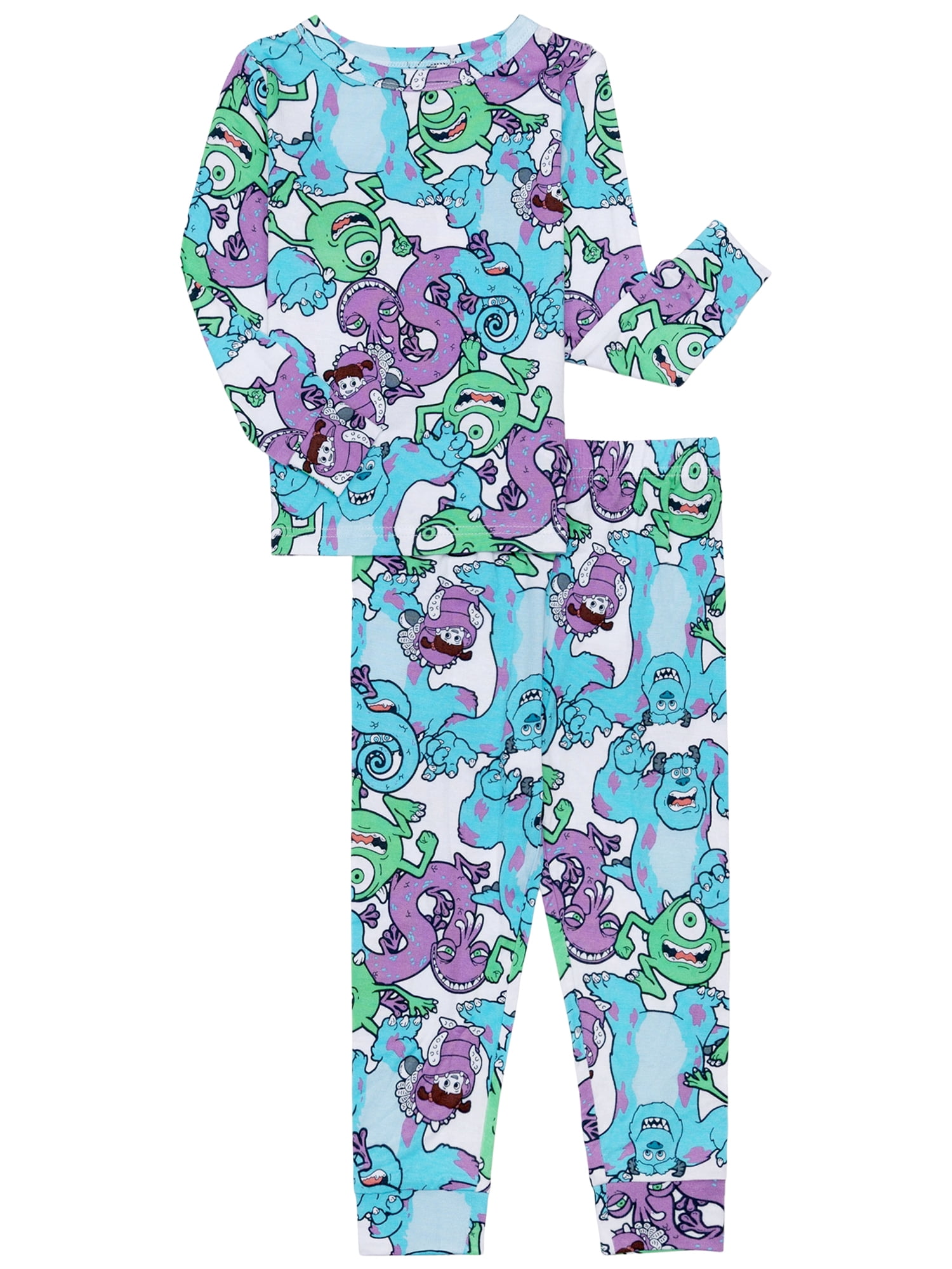 Character Toddler Viscose Unisex 2-Piece Pajama Set, Sizes 12M-5T