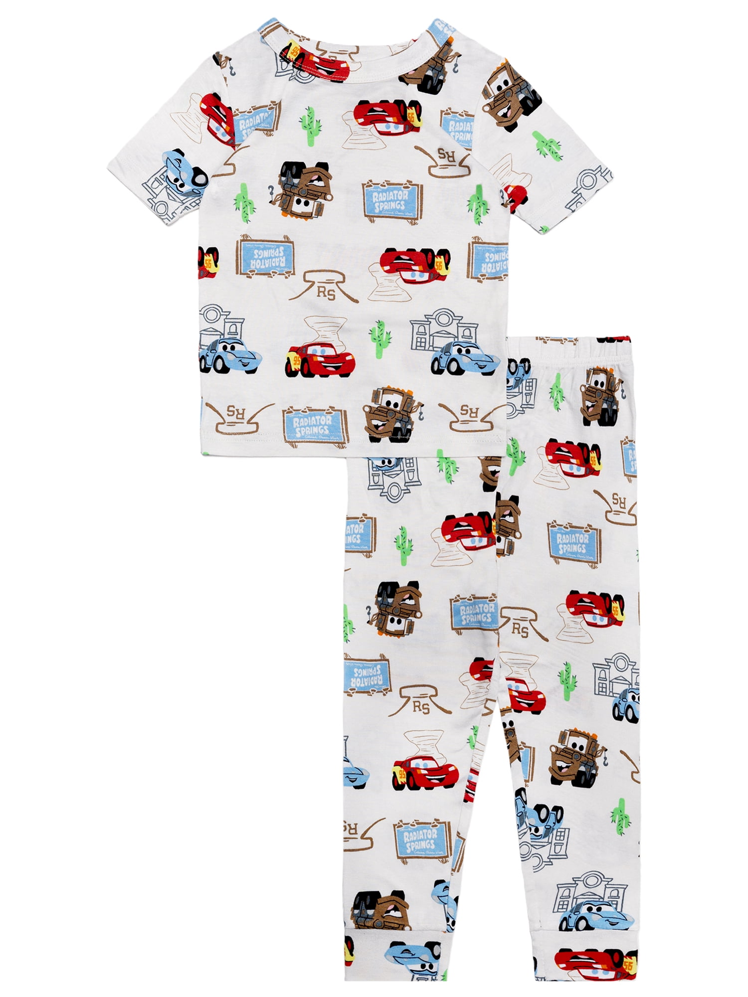 Character Toddler Viscose Unisex 2-Piece Pajama Set, Sizes 12M-5T