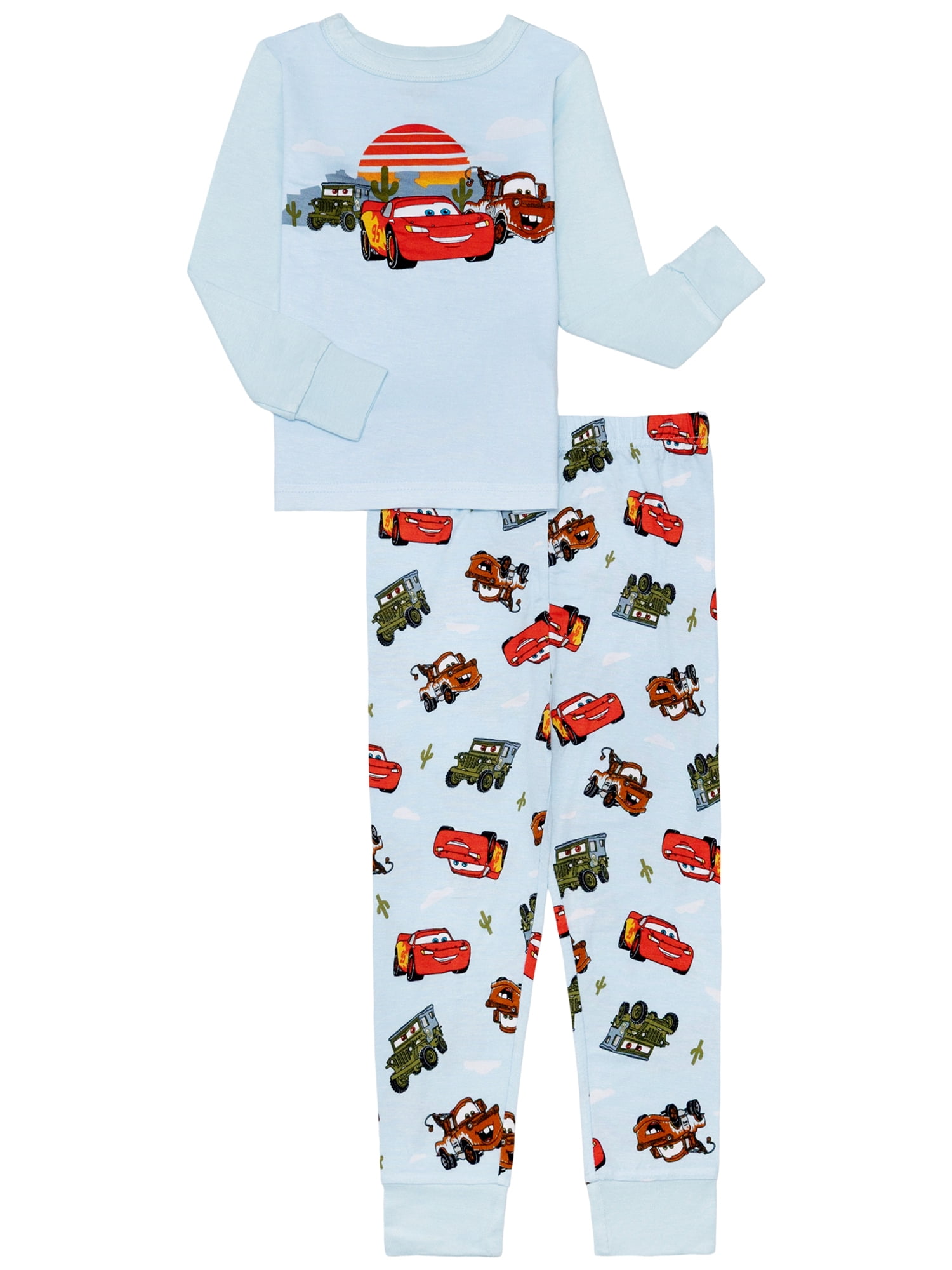 Character Toddler Viscose Unisex 2-Piece Pajama Set, Sizes 12M-5T